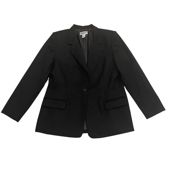 Vintage Pendleton Black Wool Suit Set 14/16 | Old Money Career Capsule NWOT - Picture 2 of 9